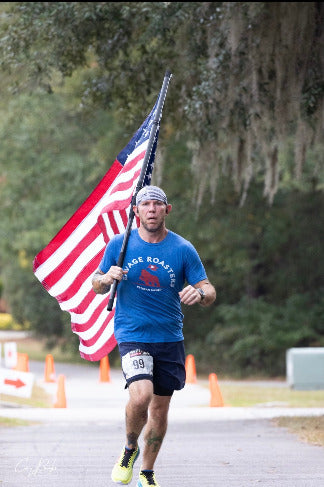 Patriotic Red, White, and Blue Savage Triblend Tee