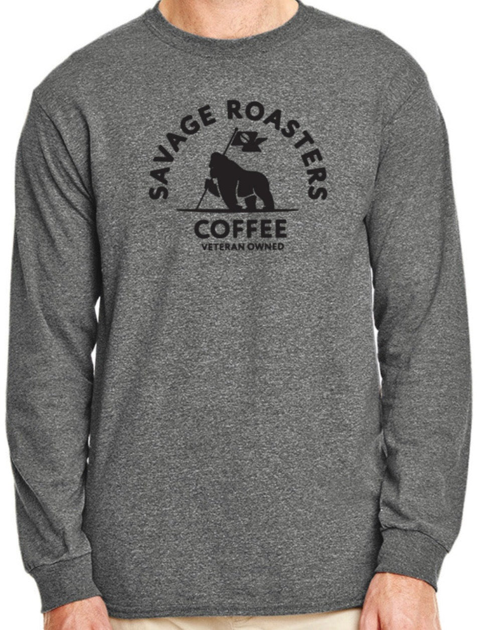 Savage Roasters Coffee Long Sleeve Tee